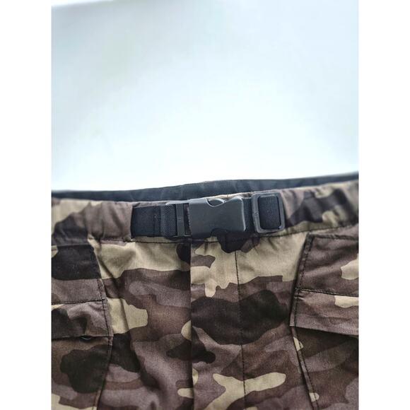 Tahoe River Outfitters Camo Pants Mens Sz 38 Convertible Shorts Green Brown Hunt - Picture 6 of 9